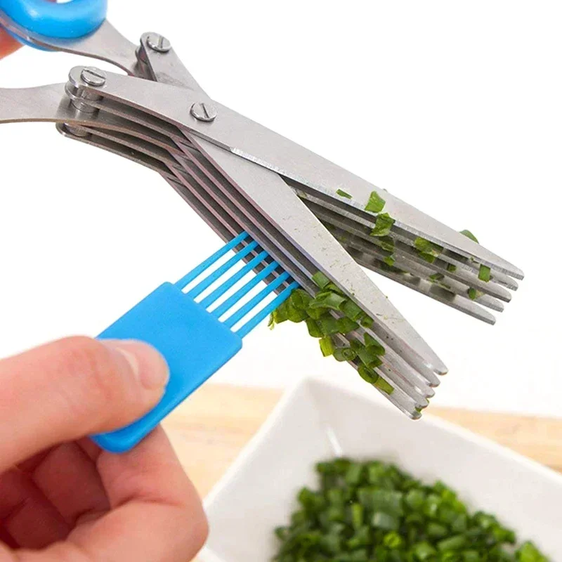 5 Blade Kitchen Scissors Scall - đánh giá và giá Herb Scissors 5 Blade