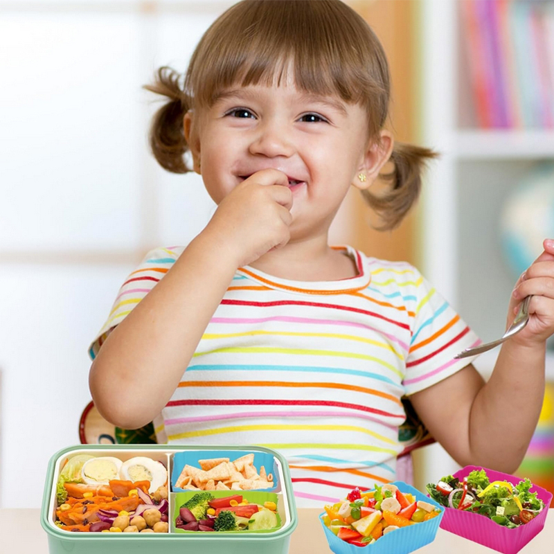 8PCS Silicone Lunch Box Divide - đánh giá và giá Silicone Baking Mat